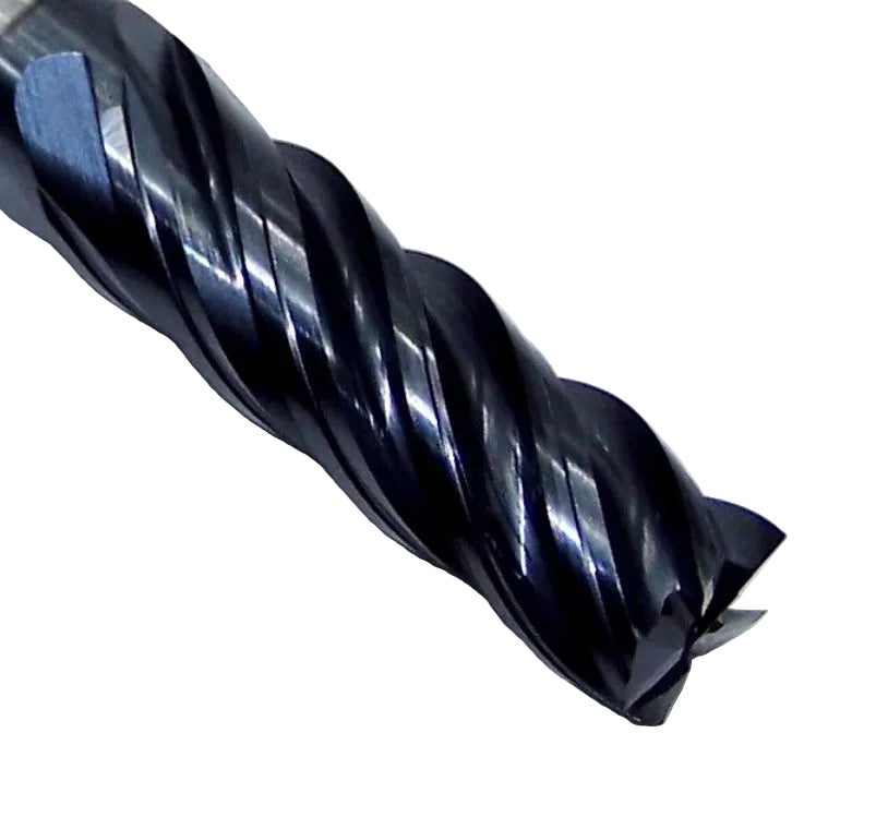 EMI42902 YG1 1/4" Carbide 5 Flute End Mill TitaNox Power HPC for Hard Materials Square .250" Diameter 0.750" Flute 2.50" Length .250" Shank