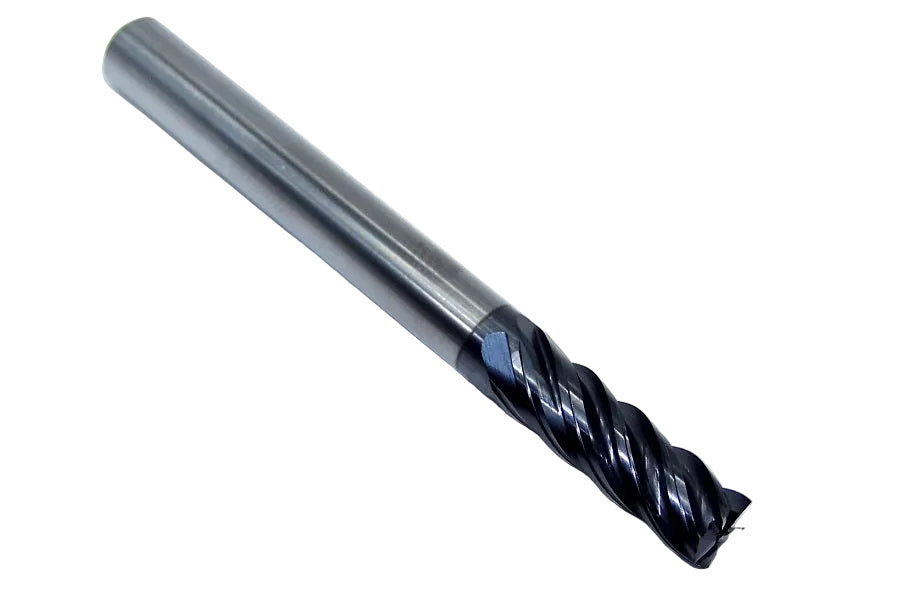 EMI42902 YG1 1/4" Carbide 5 Flute End Mill TitaNox Power HPC for Hard Materials Square .250" Diameter 0.750" Flute 2.50" Length .250" Shank