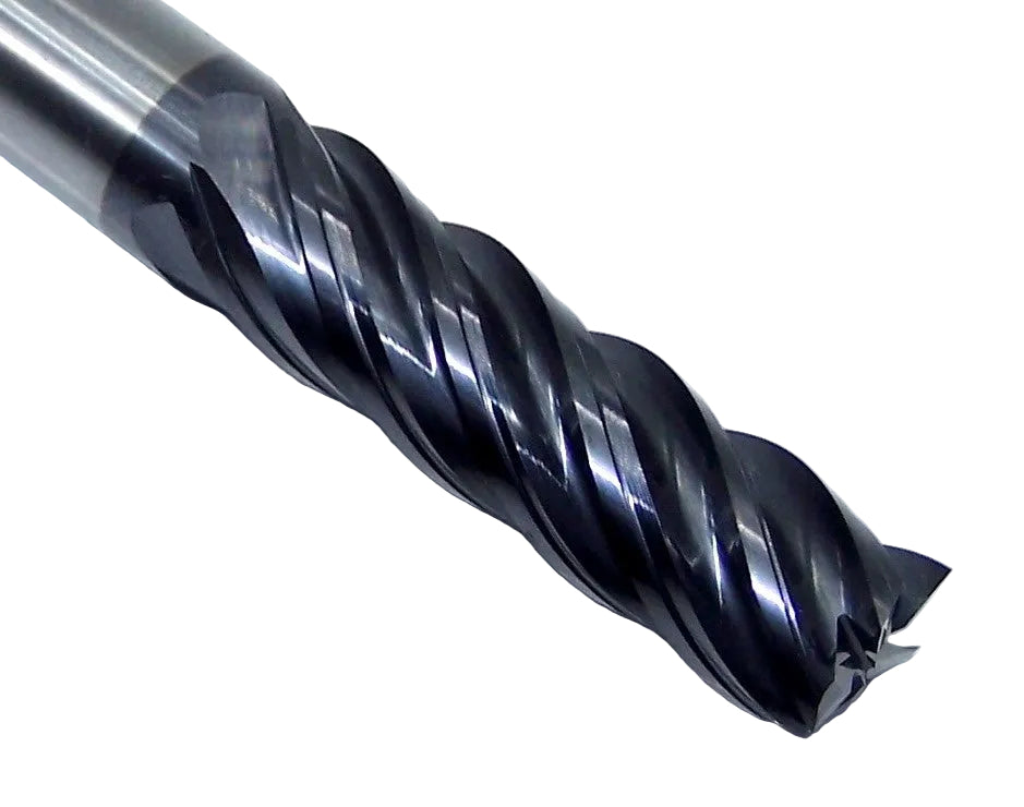 EMI42905 YG1 3/8" Carbide 5 Flute End Mill TitaNox Power HPC for Hard Materials Square End .375" Diameter 1.25" Flute 3.00" Length .375" Shank