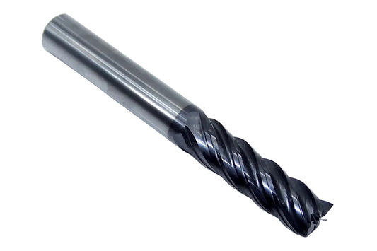 EMI42905 YG1 3/8" Carbide 5 Flute End Mill TitaNox Power HPC for Hard Materials Square End .375" Diameter 1.25" Flute 3.00" Length .375" Shank