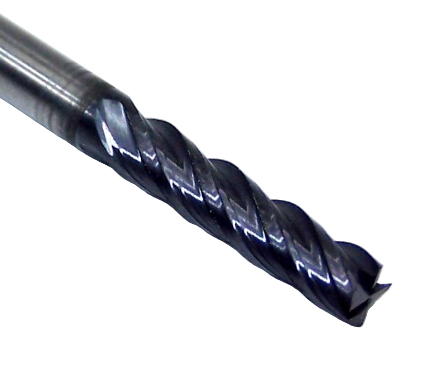 HP441-1250 OSG 1/8" Carbide End Mill 4 Flute SQ TiAlN Coated .1250" Diameter .500" Flute 1.50 Length .125" Shank