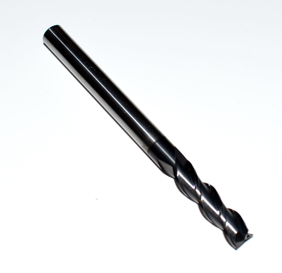 JAG95929 YG1 1/4" Carbide 3 Flute End Mill ALU-POWER HPS Square for Aluminum .250" Diameter .875" Flute 3.00" OAL .250" Shank