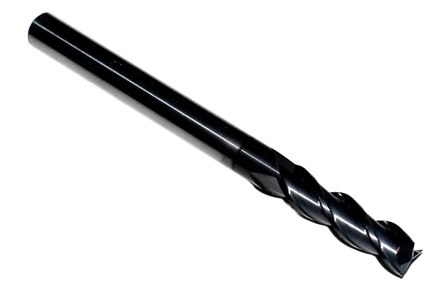 JAG95929 YG1 1/4" Carbide 3 Flute End Mill ALU-POWER HPS Square for Aluminum .250" Diameter .875" Flute 3.00" OAL .250" Shank
