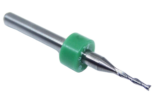 KTTSFAI047223502R Kemmer 1.20mm Carbide 2 Flute End Mill PCB Fishtail .0472" Diameter .235" Flute 1.50" Length .125" Shank