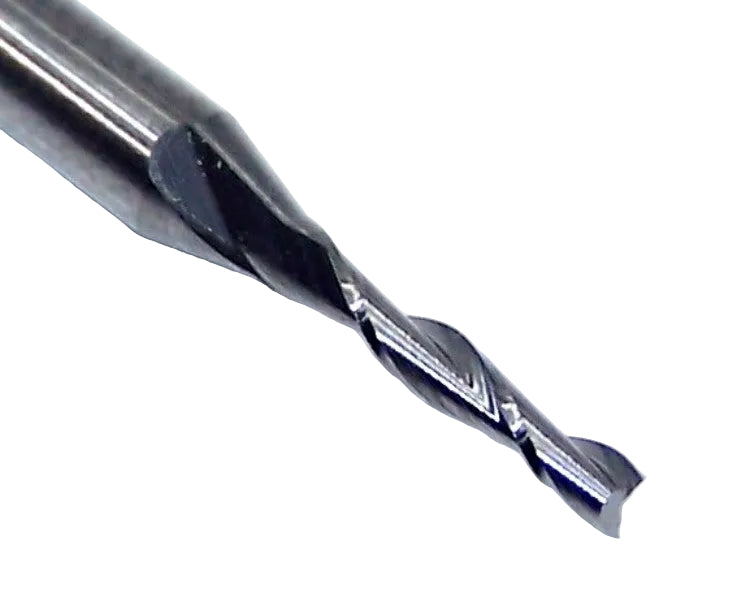 KTTSFAI0063029502 Kemmer 1.60mm Carbide 2 Flute End Mill PCB Fishtail .0630" Diameter .295" Flute 1.50" Length .125" Shank