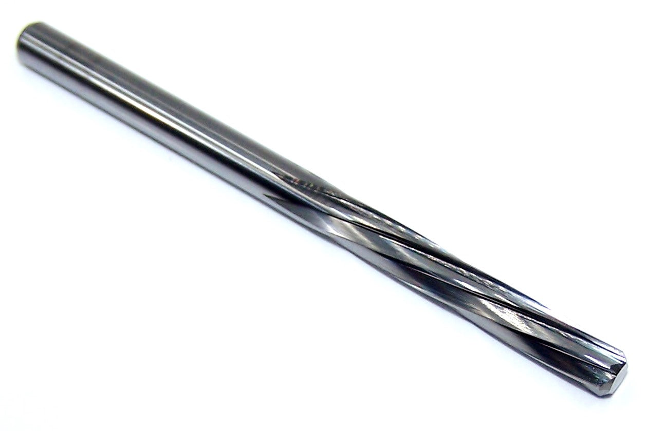 MR56-1970.118A1 Kyocera 5.004mm Carbide 6 Flute Reamer 1.18" Reach .1970" Diameter 1.18" Flute 2.95" Length .197" Shank