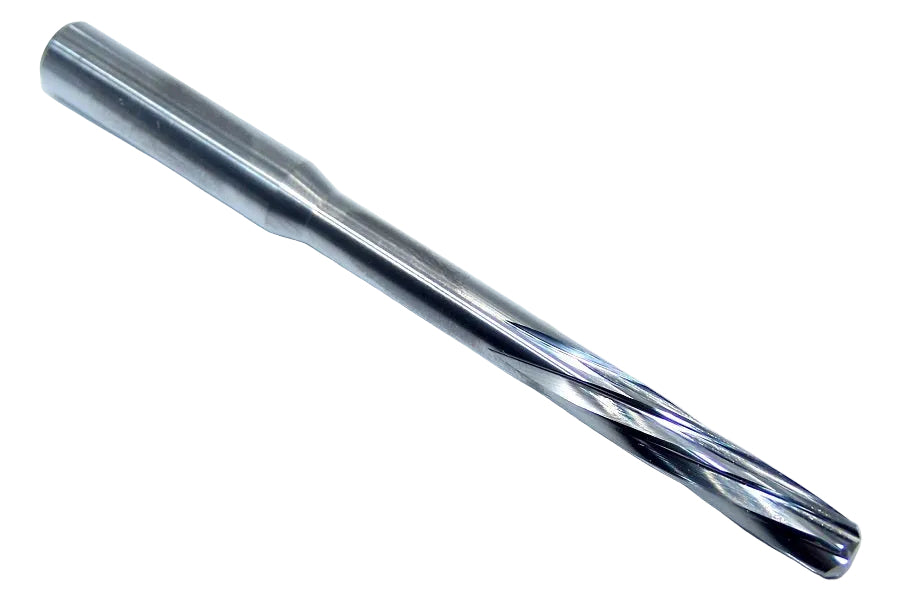 MR86-2350.1024 Kyocera 5.97mm Carbide 6 Flute Reamer 2.323" Reach 0.2350" Diameter 1.024" Flute 3.66" Length 0.3150" Shank
