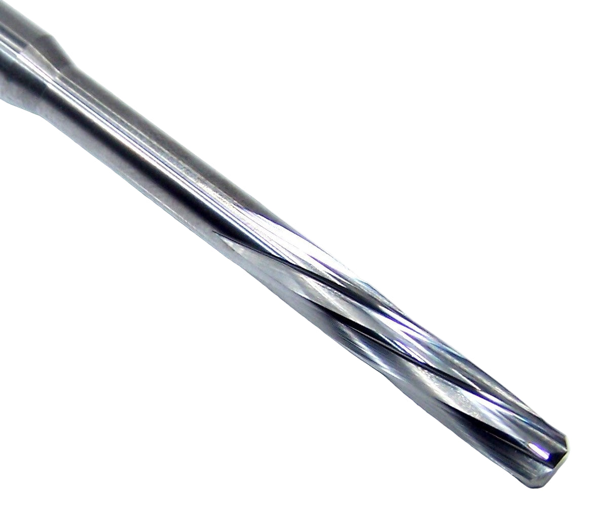 MR86-2354.1024 Kyocera 5.98mm Carbide 6 Flute Reamer 0.2354" Diameter 1.024" Flute 3.66" Length 0.315" Shank