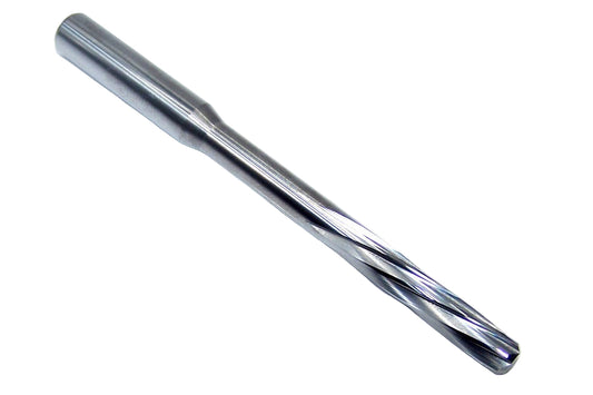 MR86-2354.1024 Kyocera 5.98mm Carbide 6 Flute Reamer 0.2354" Diameter 1.024" Flute 3.66" Length 0.315" Shank