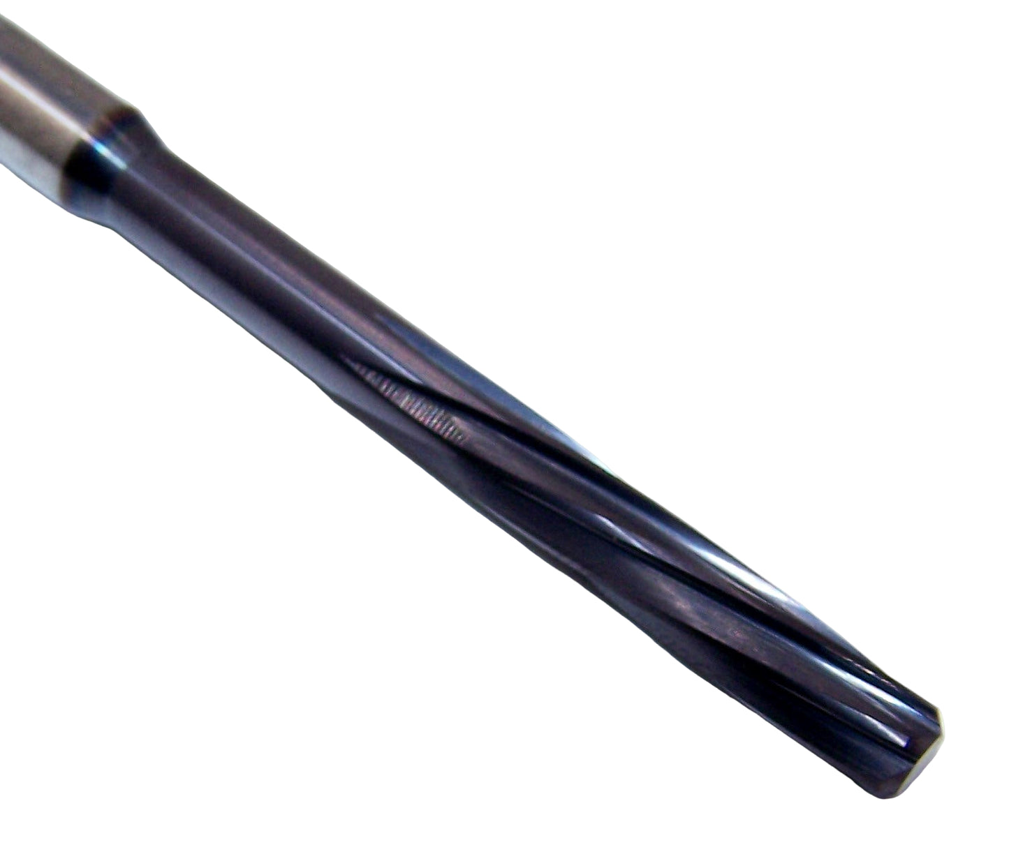 MR86-2441L1024 Kyocera 59mm Carbide 6 Flute Reamer ALTiN Coated 2.3228" Reach 0.2441" Diameter 1.024" Flute 3.6614" Length 0.3150" Shank