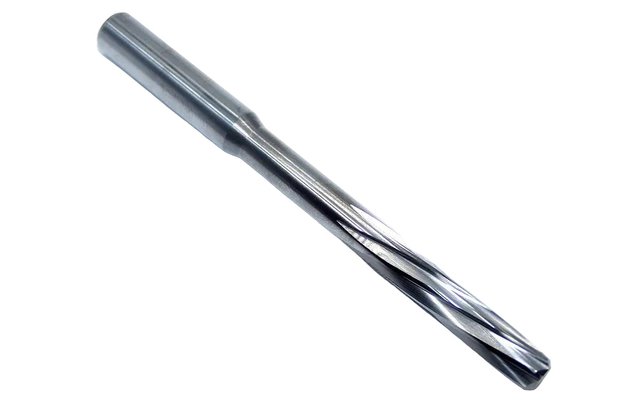 MR86-2520.1024 Kyocera 6.40mm Carbide 6 Flute Reamer 2.32"Reach 0.2520" Diameter 1.024" Flute 3.66" Length 0.3150" Shank