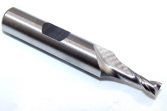 N50061 Niagara 3/16" Cobalt 2 Flute End Mill with Weldon .1875" Diameter .437" Flute 2.312" Length .375" Shank