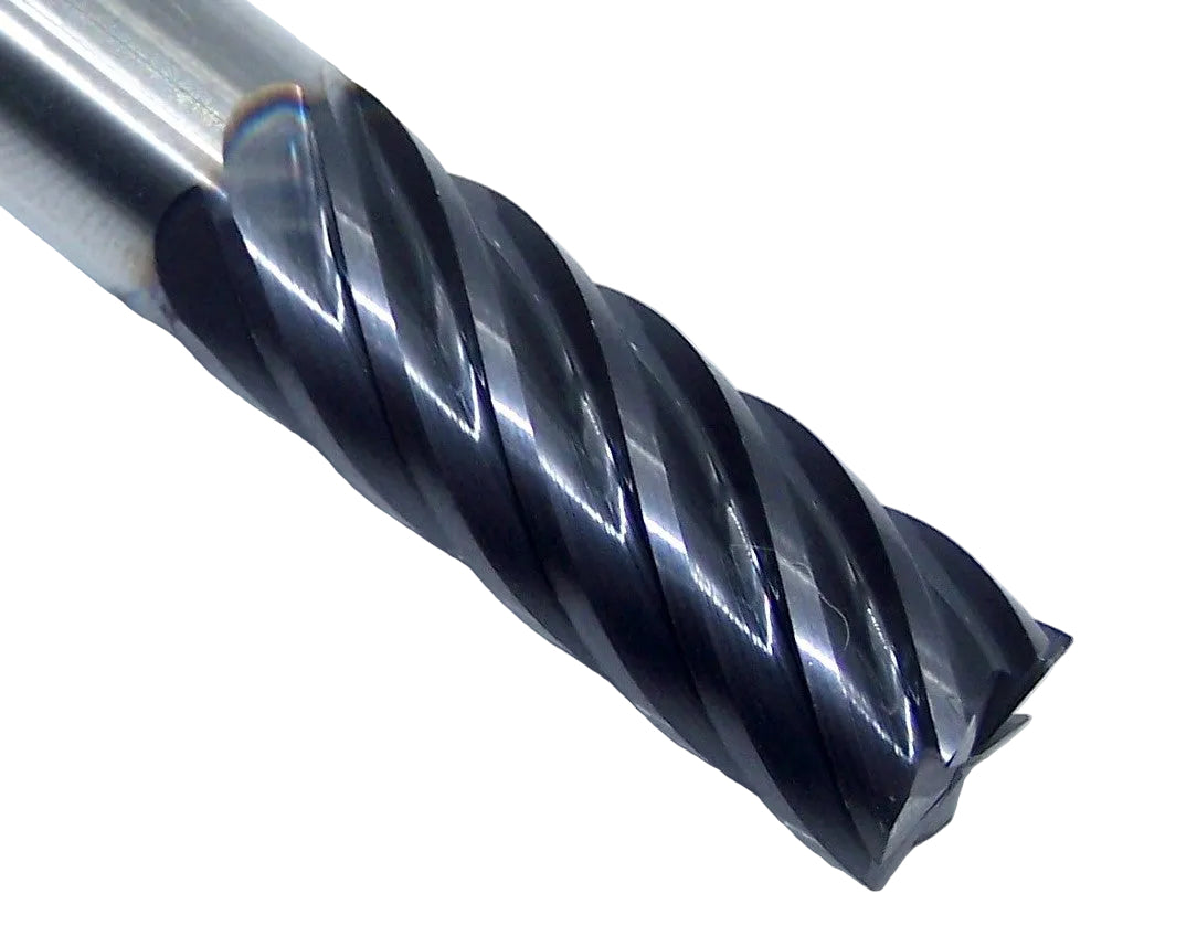 N58266 Niagara 1/2" Carbide 7 Flute End Mill Chamfer End AlTiN .500" Diameter 1.25" Flute 3.00" Length .500" Shank