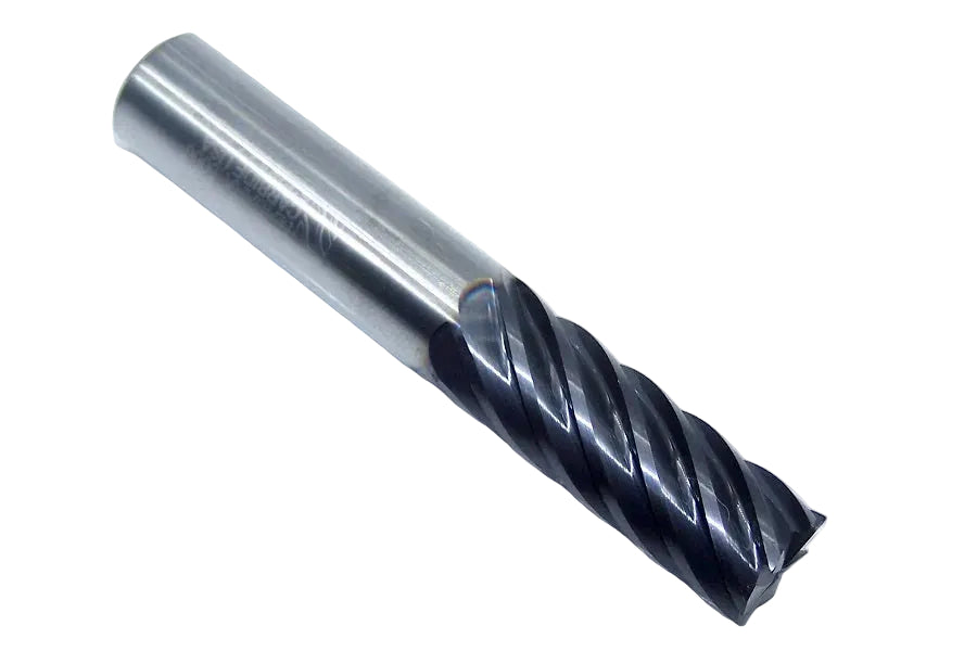 N58266 Niagara 1/2" Carbide 7 Flute End Mill Chamfer End AlTiN .500" Diameter 1.25" Flute 3.00" Length .500" Shank