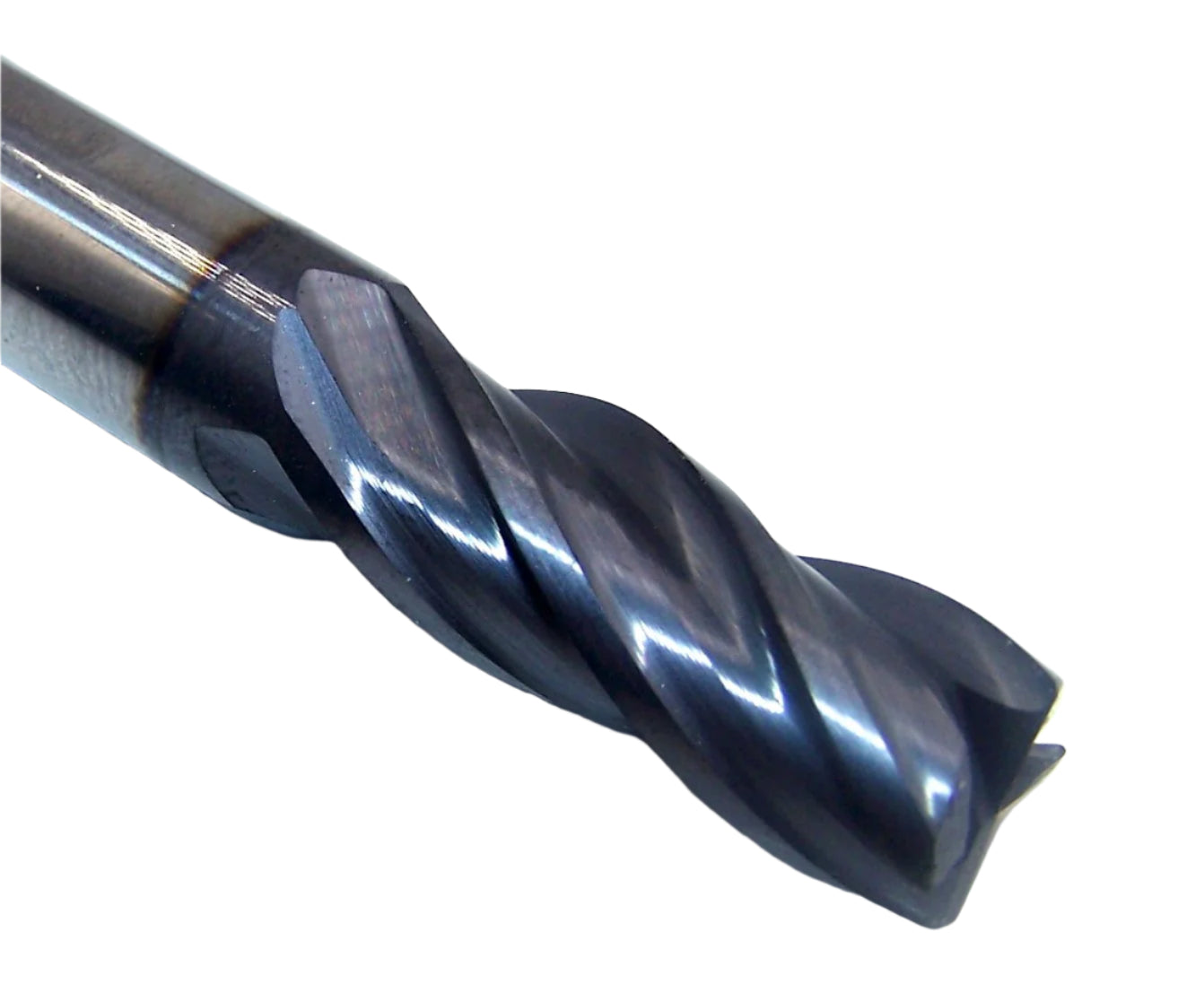 N60694 Niagara 3/8" Carbide 4 Flute End Mill .020" Radius AlTiN .375" Diameter 0.875" Flute 2.50" Length .375" Shank