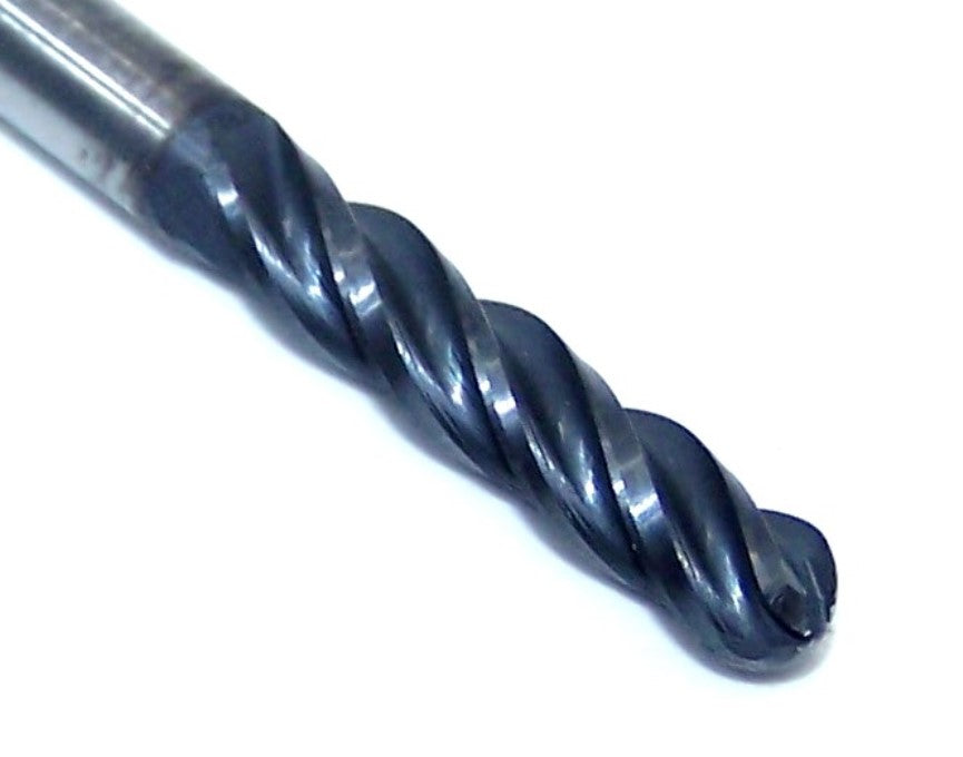 1825-1250L500 OTC 1/8" Carbide 4 Flute Ball End Mill .125" Diameter .500" Flute 1.5" Length .125" Shank