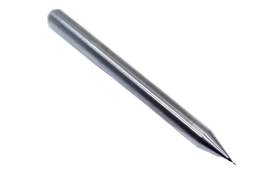 P2B00080R_1 Kyocera SGS .0080" Carbide 2 Flute End Mill Ball End 0.0080" Diameter 0.024" Flute 1.50" Length .125" Shank