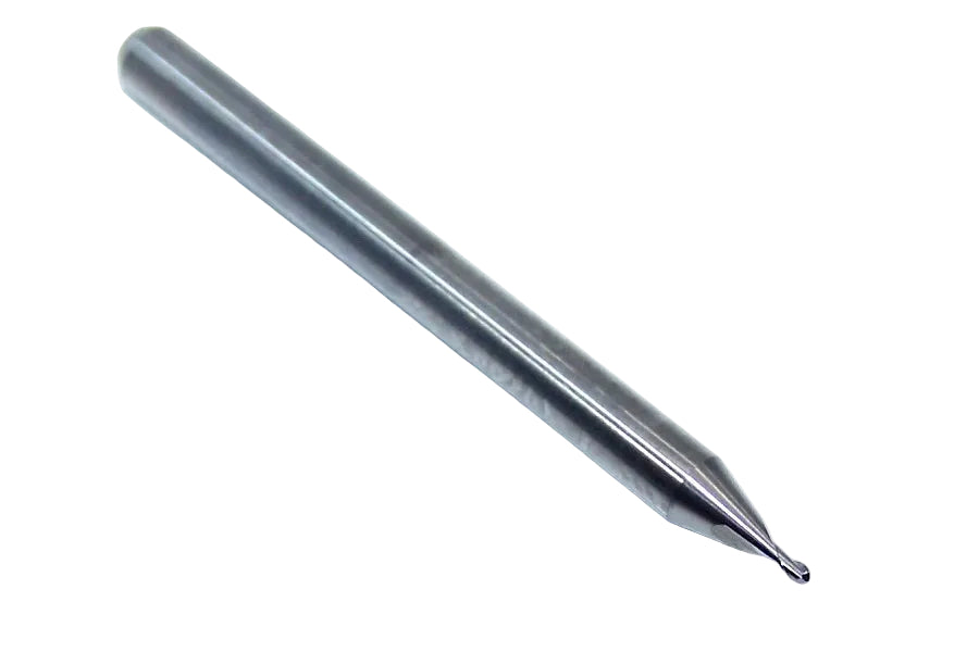 P2B00312S_1 Kyocera SGS 1/32" Carbide 2 Flute End Mill Ball End 0.0312" Diameter .0469" Flute 1.50" Length .125" Shank