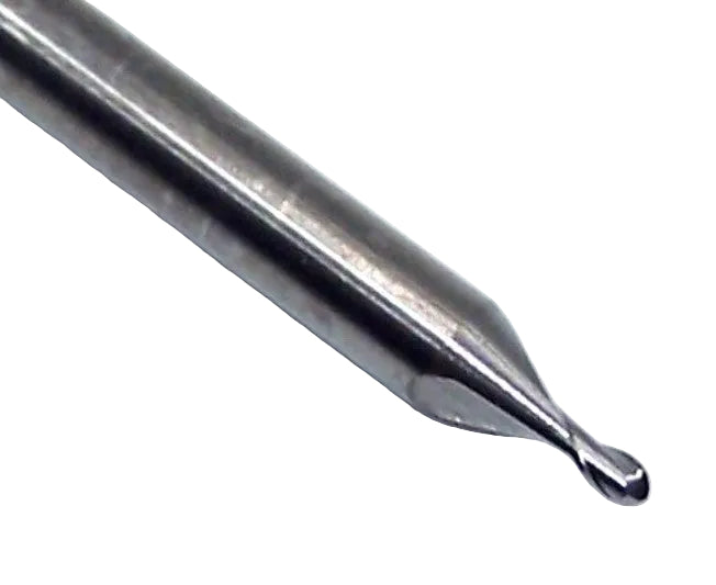 P2B00469S_1 Kyocera SGS 3/64" Carbide 2 Flute End Mill Ball End 0.0469" Diameter .070" Flute 1.50" Length .125" Shank
