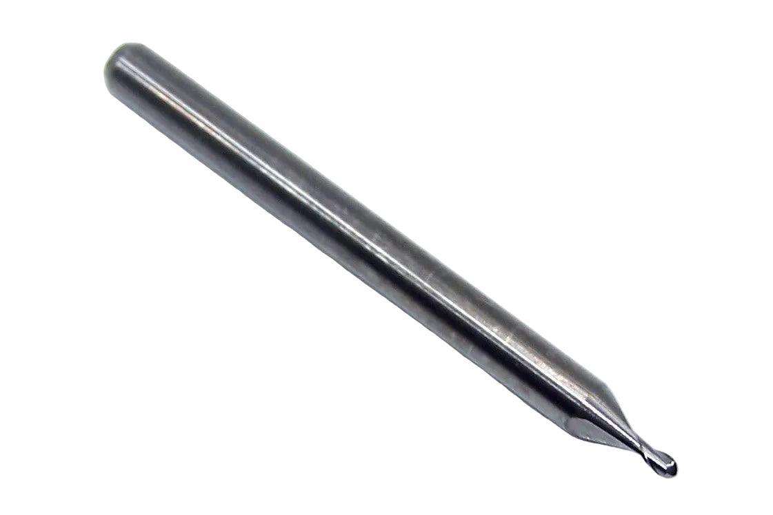 P2B00469S_1 Kyocera SGS 3/64" Carbide 2 Flute End Mill Ball End 0.0469" Diameter .070" Flute 1.50" Length .125" Shank