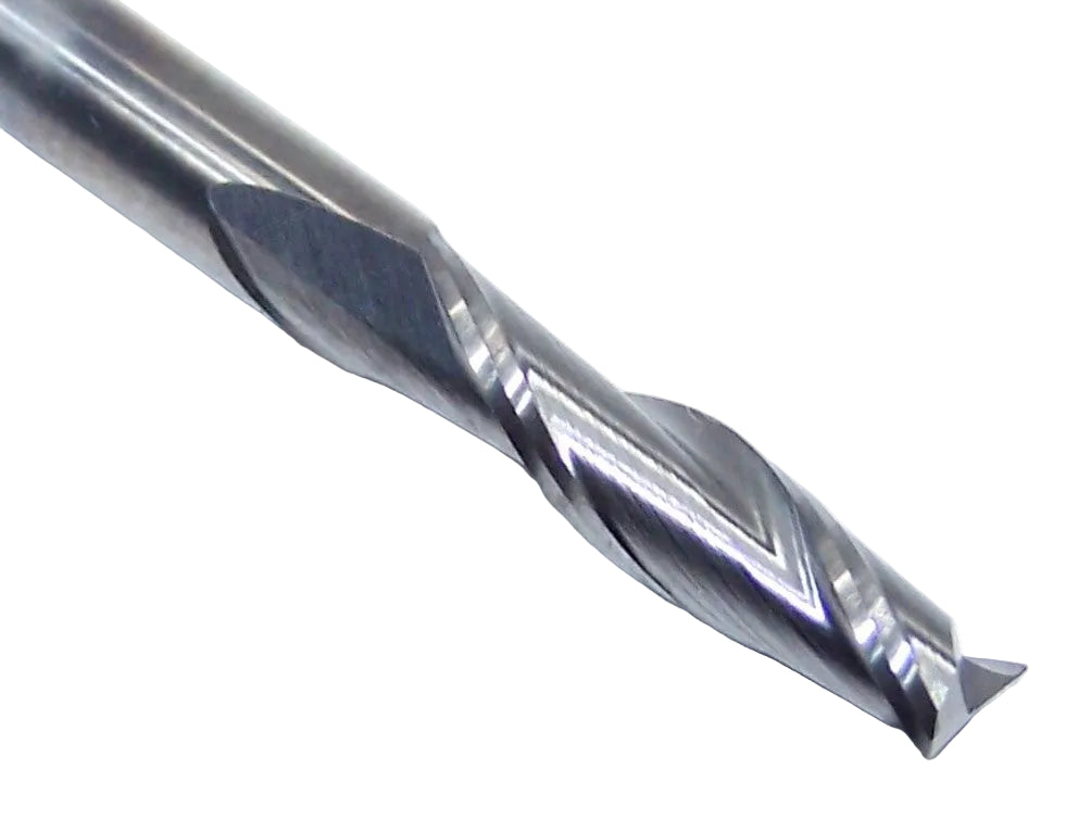 P2C01250R005_1 Kyocera SGS 1/8" Carbide 2 Flute End Mill .005" Radius End 0.125" Diameter 0.500" Flute 1.50" Length .125" Shank