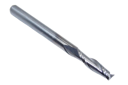 P2C01250R005_1 Kyocera SGS 1/8" Carbide 2 Flute End Mill .005" Radius End 0.125" Diameter 0.500" Flute 1.50" Length .125" Shank