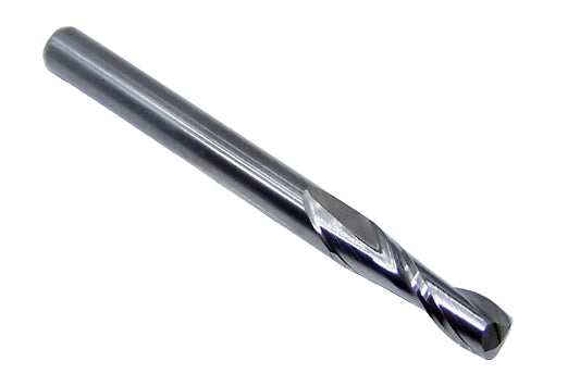 P2C01875R030_0 Kyocera SGS 3/16" Carbide 2 Flute End Mill .030" Radius End 0.1875" Diameter 0.625" Flute 2.00" Length .1875" Shank