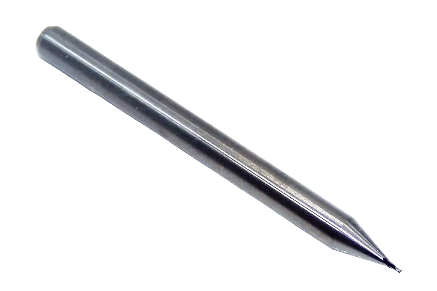 P2S00156S_1 Kyocera SGS 1/64" Carbide 2 Flute End Mill Square End 0.0156 Diameter 0.024" Flute 1.50" Length .125" Shank