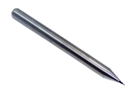 P2S00156S_1 Kyocera SGS 1/64" Carbide 2 Flute End Mill Square End 0.0156 Diameter 0.024" Flute 1.50" Length .125" Shank