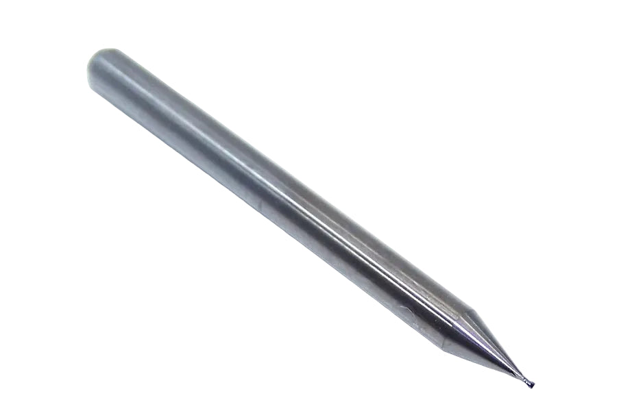 P2S00170S_1 Kyocera SGS .0170" Carbide 2 Flute End Mill Square End 0.0170" Diameter 0.0256" Flute 1.50" Length .125" Shank