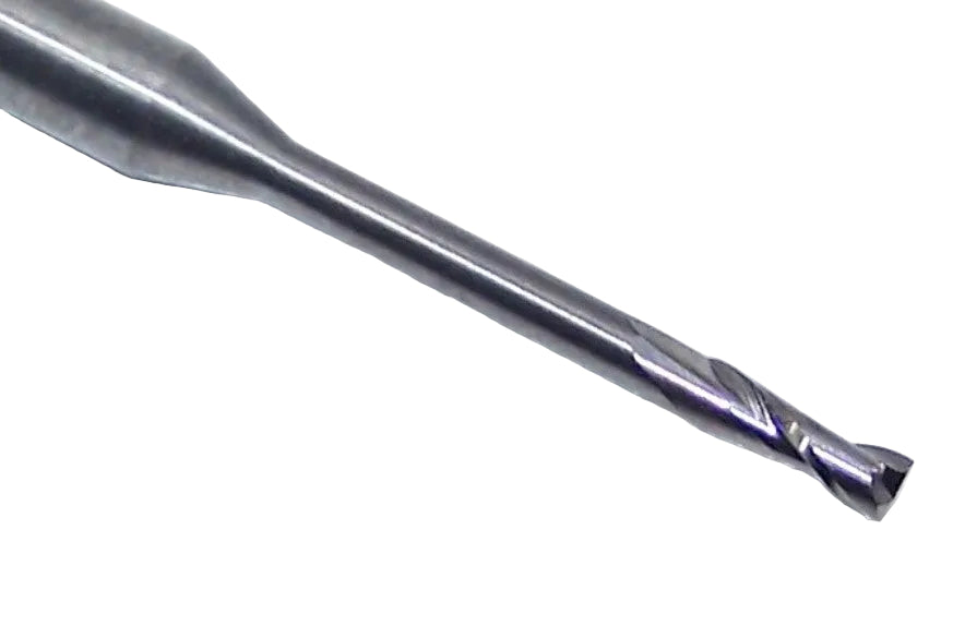 P2S00625R_9_1 Kyocera SGS 1/16" Carbide 2 Flute End Mill Square End 0.0625" Diameter 0.1875" Flute 1.50" Length .125" Shank