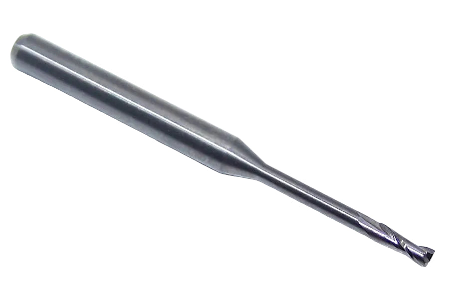 P2S00625R_9_1 Kyocera SGS 1/16" Carbide 2 Flute End Mill Square End 0.0625" Diameter 0.1875" Flute 1.50" Length .125" Shank