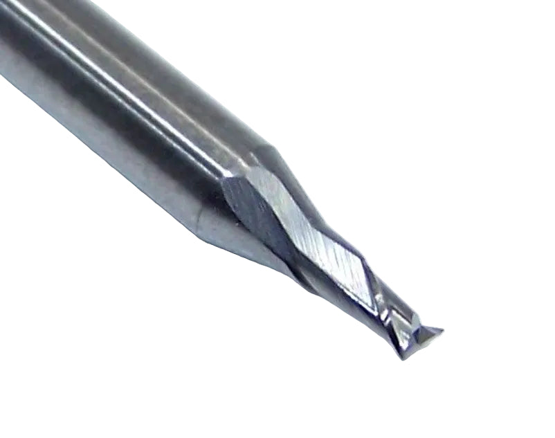 P2S00650S_1 Kyocera SGS .0650" Carbide 2 Flute End Mill Square End 0.0650 Diameter 0.097" Flute 1.50" Length .125" Shank
