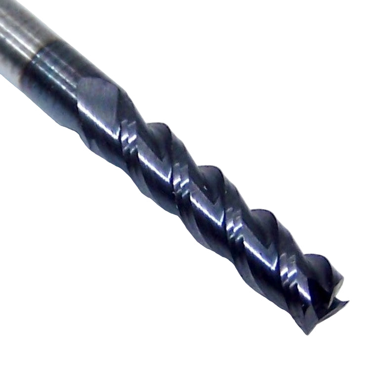 P30808X Destiny Tool 1/8" Carbide 3 Flute End Mill SQ .125" Diameter .500" Flute 1.50" OAL .125 Shank