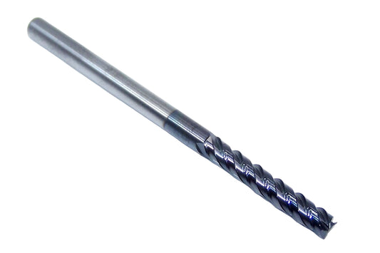 P30812X Destiny Tool 1/8" Carbide 3 Flute End Mill SQ .125" Diameter .750" Flute 2.00" OAL .125 Shank Python