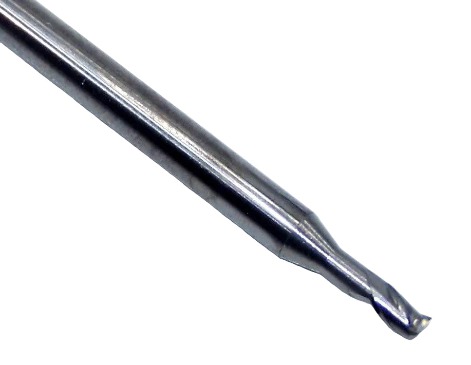 P3S00781S_3_1 Kyocera SGS 5/64" Carbide 3 Flute End Mill Square End Long Shank 0.0781" Diameter 0.117" Flute 2.50" Length .125" Shank