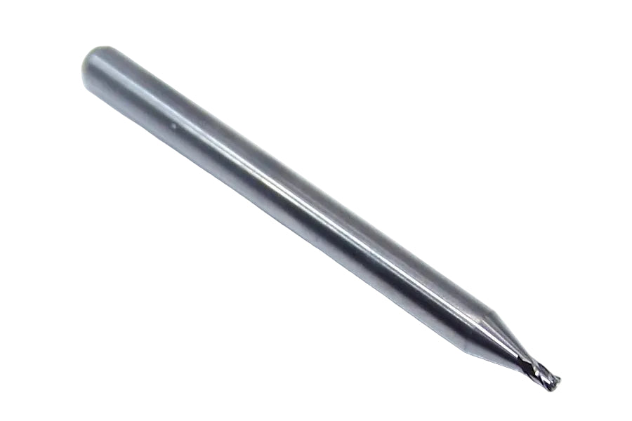 P4C00469S010_1 Kyocera SGS 3/64" Carbide 4 Flute End Mill .010" Radius End 0.0469" Diameter 0.070" Flute 1.50" Length .125" Shank