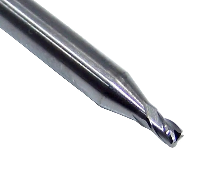 P4C00625S005_1 Kyocera SGS 1/16" Carbide 4 Flute End Mill .005" Radius End 0.0625" Diameter 0.0925" Flute 1.50" Length .125" Shank