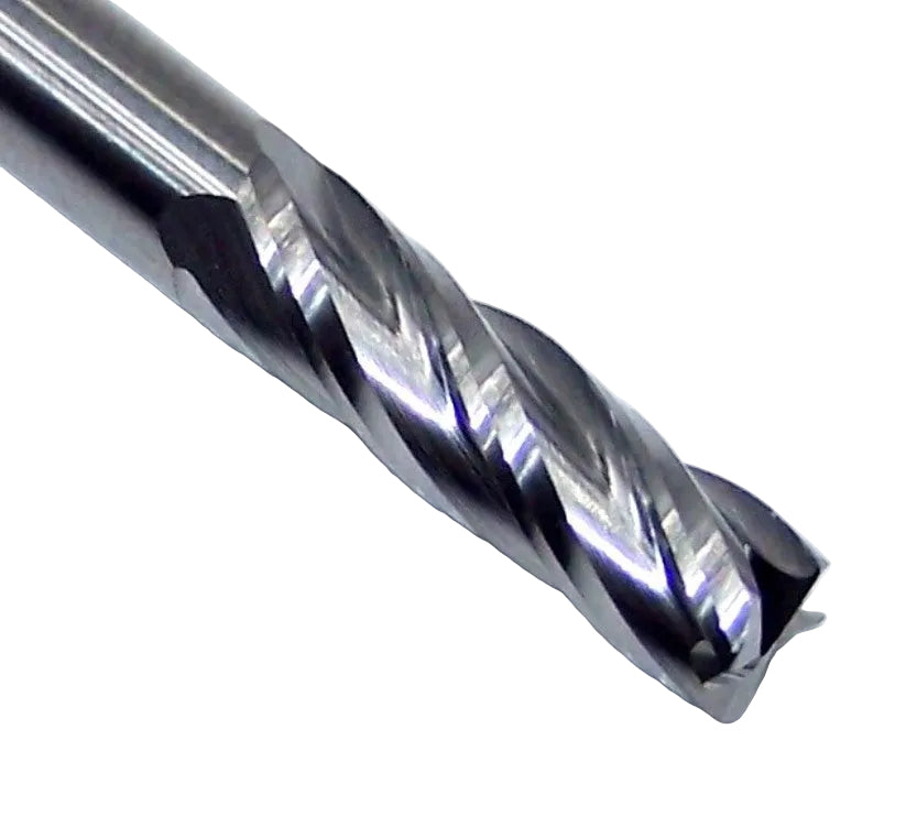 P4C01875R010_0 Kyocera SGS 3/16" Carbide 4 Flute End Mill .010" Radius End 0.1875" Diameter 0.625" Flute 2.00" Length .1875" Shank