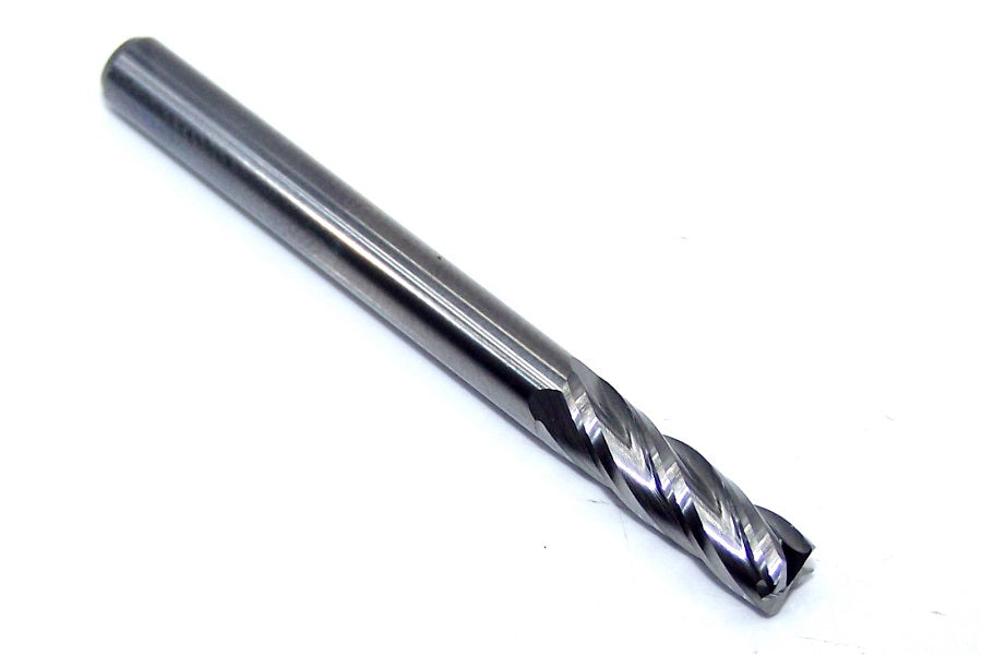 P4C01875R010_0 Kyocera SGS 3/16" Carbide 4 Flute End Mill .010" Radius End 0.1875" Diameter 0.625" Flute 2.00" Length .1875" Shank