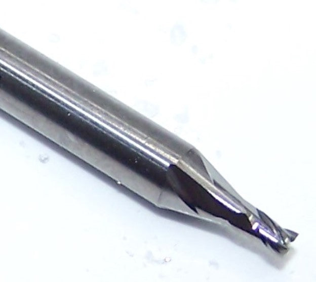 P4S00550S_1 Kyocera SGS .0550" Carbide 4 Flute End Mill SQ End 0.0550" Diameter .0825" Flute 1.50" Length .125" Shank