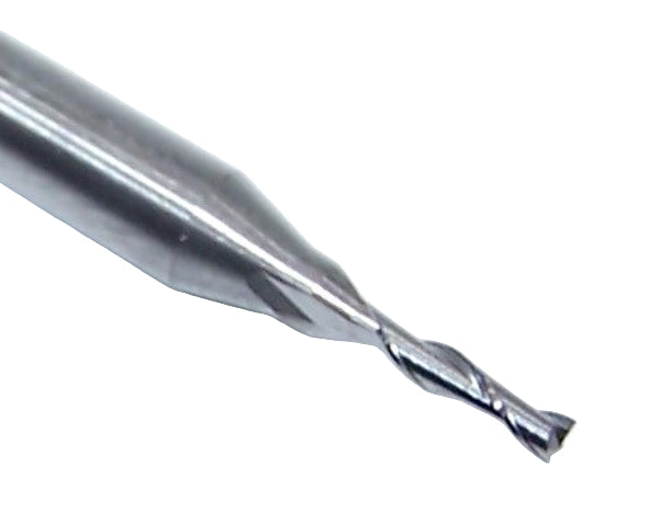RBE-120 Kyocera 1.20mm Carbide End Mill 2 Flute SQ .0472" Diameter .315" Flute 1.50" Length .125" Shank (no ring)