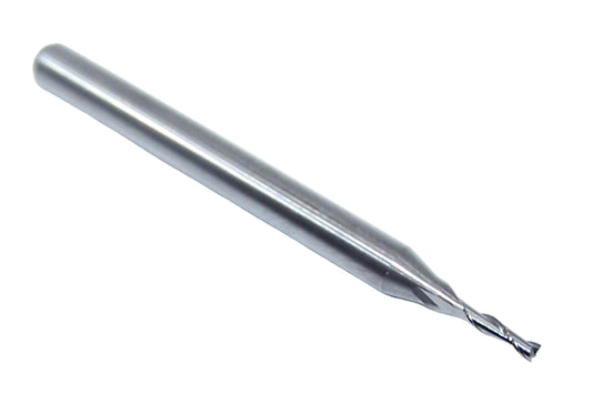 RBE-120 Kyocera 1.20mm Carbide End Mill 2 Flute SQ .0472" Diameter .315" Flute 1.50" Length .125" Shank (no ring)