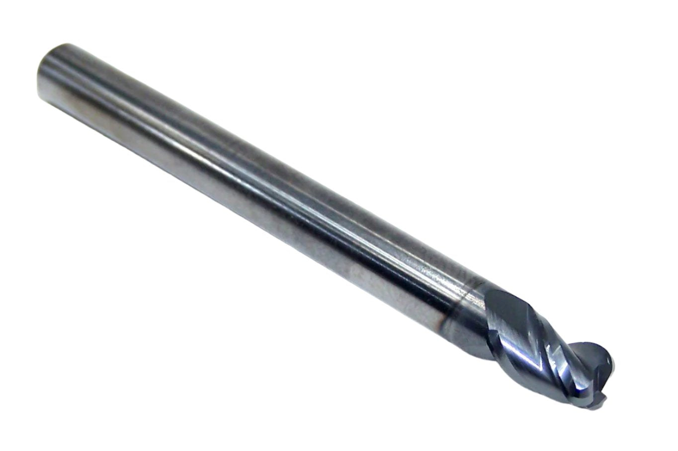 T2362O354CR5 Kyocera Microtools 6.00mm Carbide 3 Flute End Mill Stub Flute .059" Radius Coated .2362" Diameter .354" Flute 2.50" Length .236"shank Titan Series