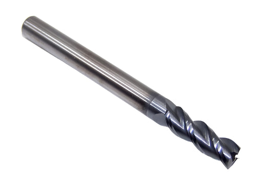 T2362O709 Kyocera Microtools 6.00mm Carbide 3 Flute End Mill AX Coated  0.2362" Diameter 0.709" Flute 2.5000" Length 0.2362" Shank Titan Series