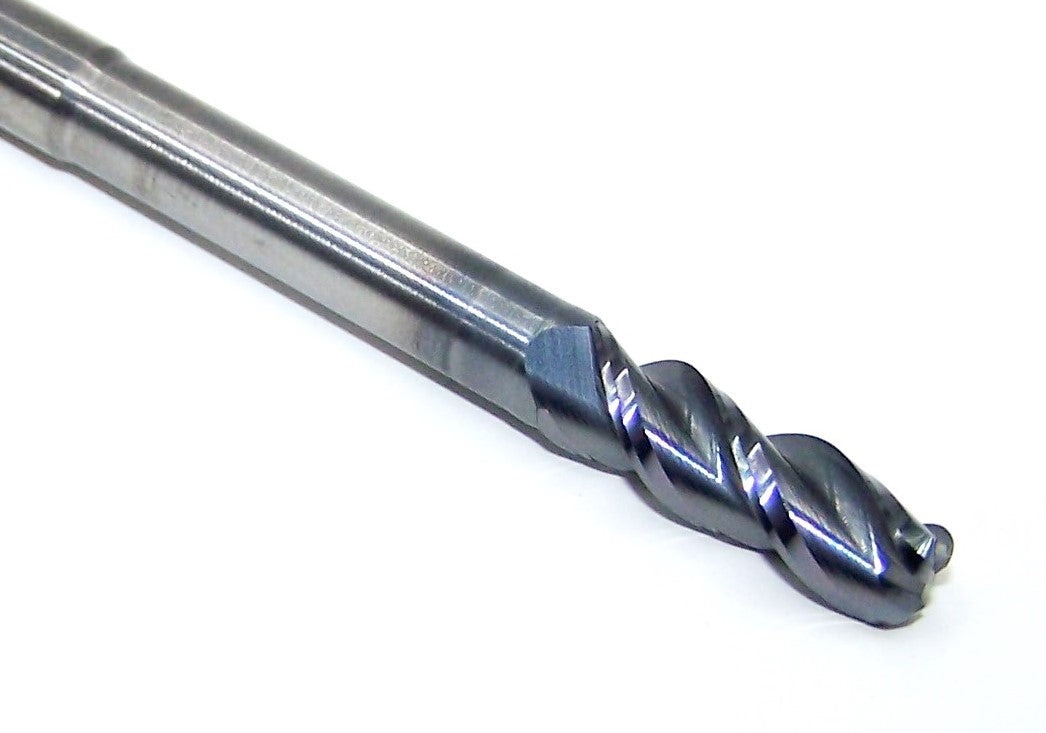 T2362O709ECR6 Kyocera Microtools 6.00mm Carbide 3 Flute End Mill .0787" Radius 1.77" Reach Coated .2362" Diameter .709" Flute 3.00" Length .236"shank Titan Series