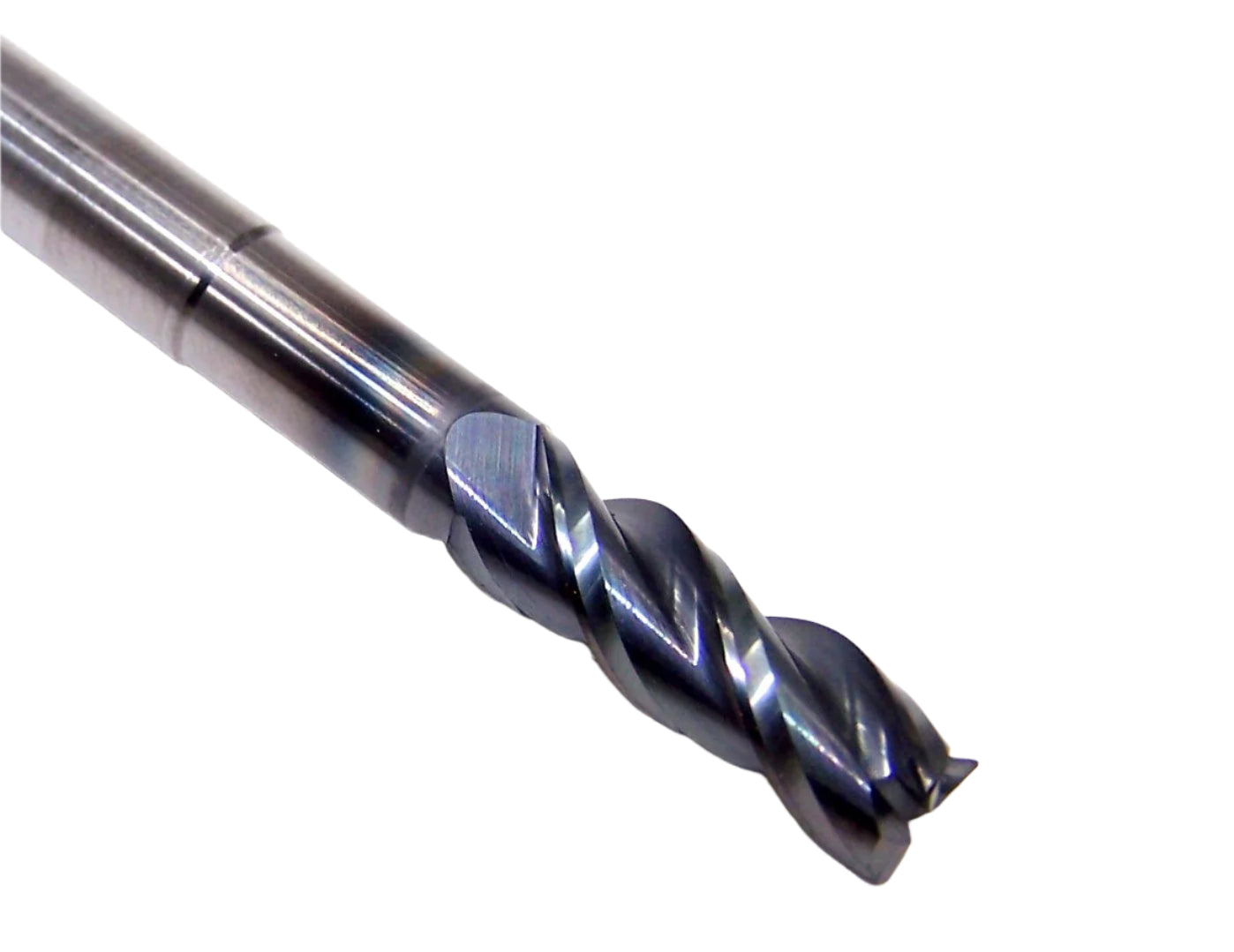 T2500O750ERC Kyocera Microtools 1/4" Carbide 3 Flute End Mill .015" Radius 1.25" Reach Coated .2500" Diameter .750" Flute 2.50" Length .250"shank Titan Series