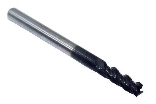 V30806S Destiny Tool 1/8" Carbide 3 Flute End Mill Viper Stealth Coated SQ for Aluminum .125" Diameter .375" Flute 1.5" OAL