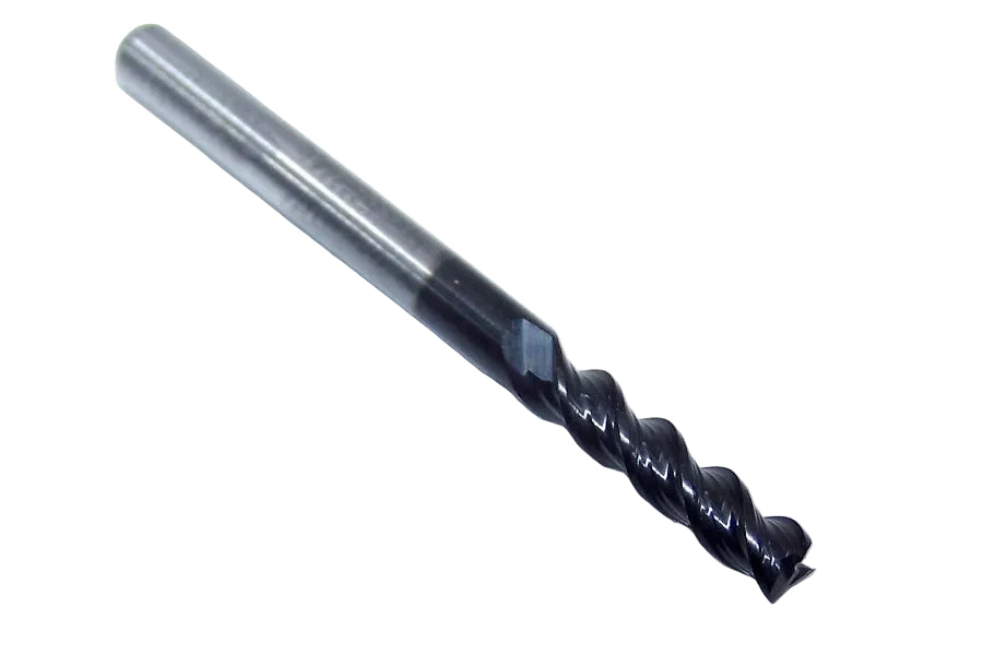 V30808S Destiny Tool 1/8" Carbide 3 Flute End Mill Viper SQ Stealth Coated for Aluminum .125" Diameter .500" Flute 1.5" OAL