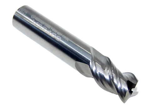 V32408 Destiny Tool 3/8" Carbide 3 Flute End Mill Viper for Aluminum .375" Diameter .500" Flute 2.0" OAL